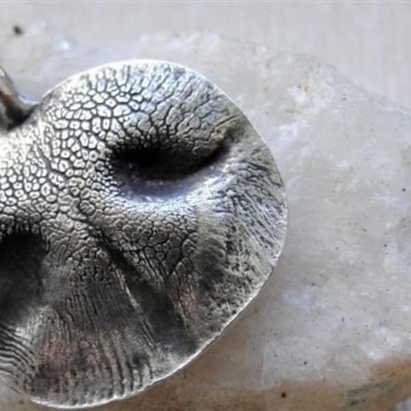 Dog Nose Necklace Personalized Sterling Silver Small Dog