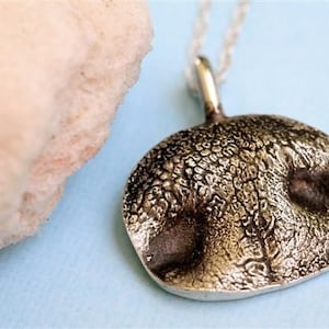 Dog Nose Necklace Personalized in Sterling Silver Small EXPRESS SHIPPING