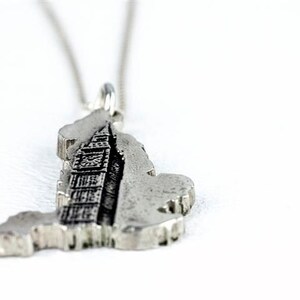 England Necklace Big Ben Clock Jewelry Sterling Silver Country Pendant image 3