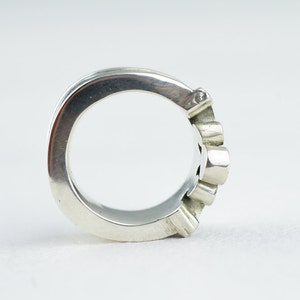 Custom Crown Ring Sterling Silver Wedding Band - Etsy