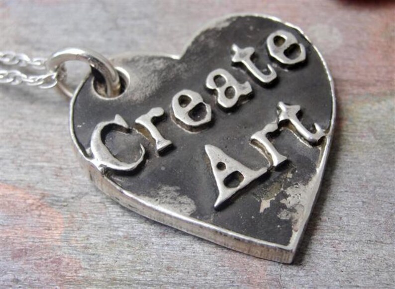 Create Art Necklace in Sterling Silver image 1