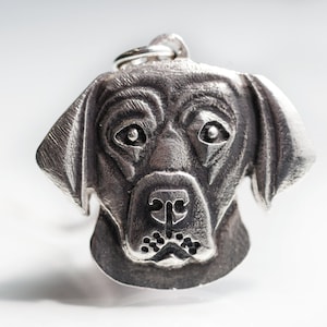 Labrador Retriever Necklace Jewelry Sterling Silver Pendant Personalized image 2