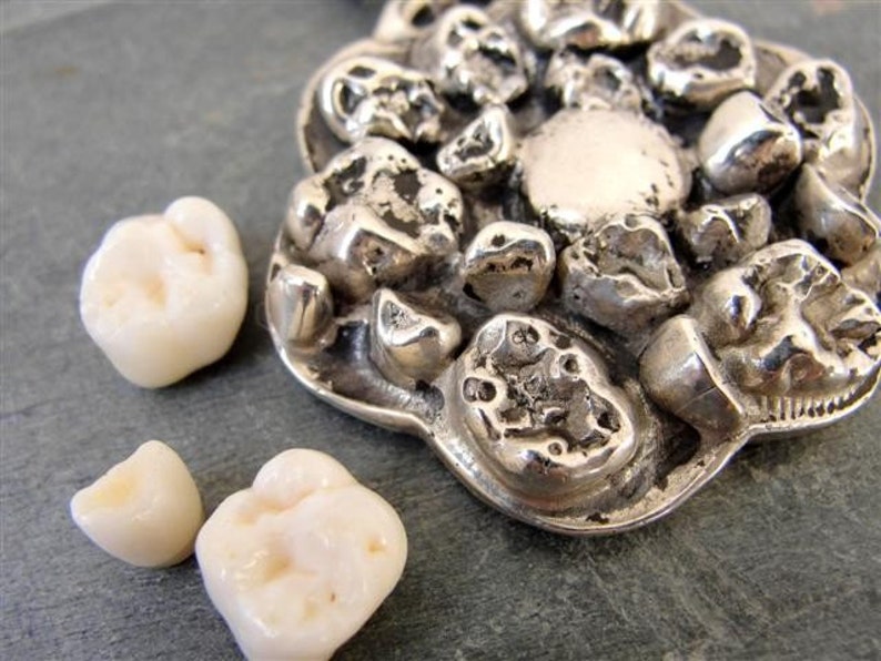 Baby Tooth Necklace Jewelry Teeth Sterling Silver Personalized Etsy