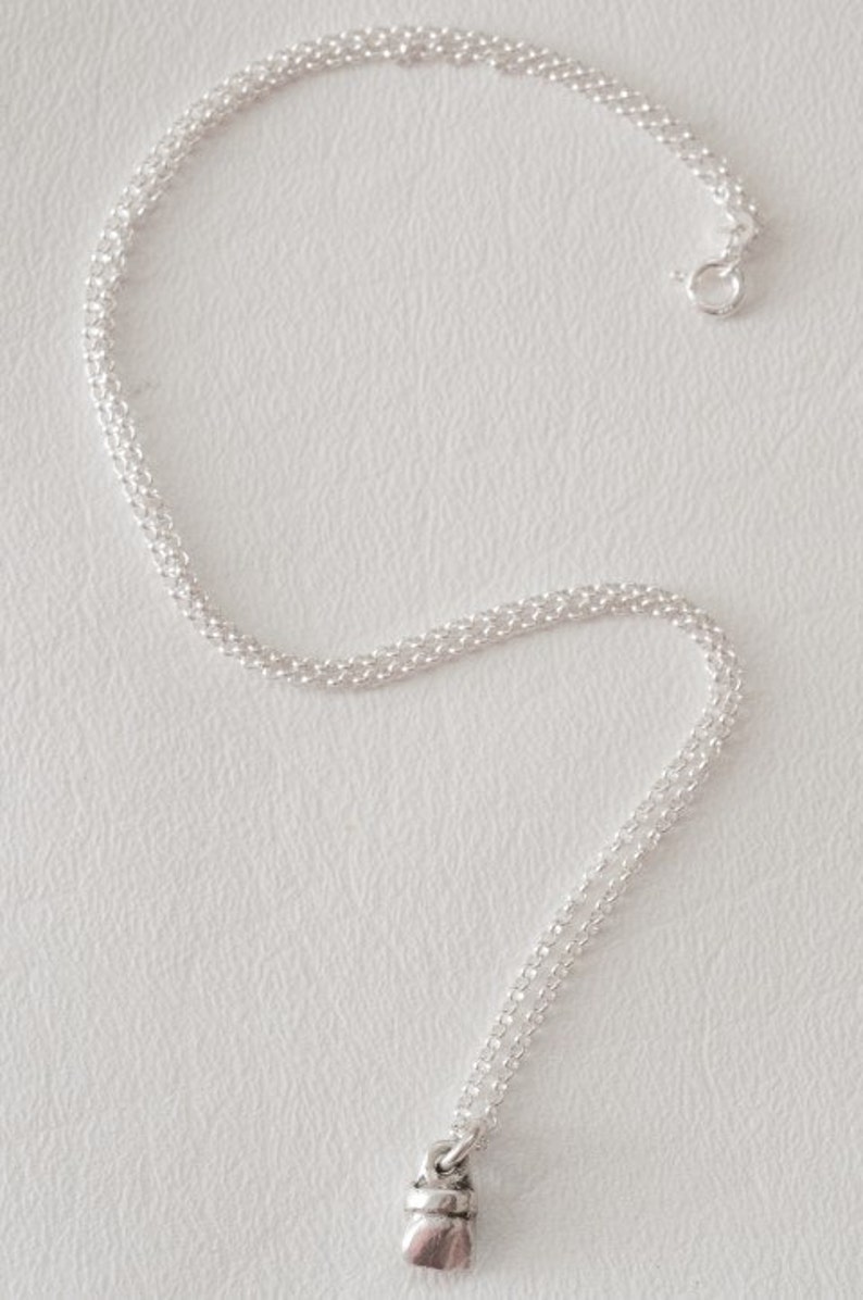 Baby Teeth Necklace in Sterling Silver Set of Teeth Etsy