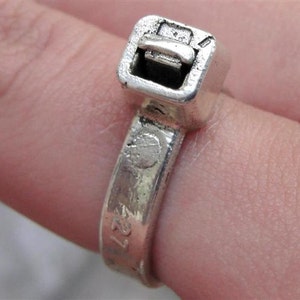Krawattenring Schmuck 925 Silber Zopfband
