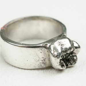 Baby Tooth Ring Molar Sterling Silver Baby Teeth Jewelry Personalized