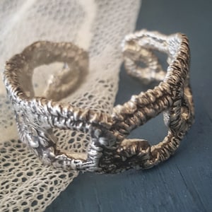Spitze Silber Ring Ehering Lacey Ring
