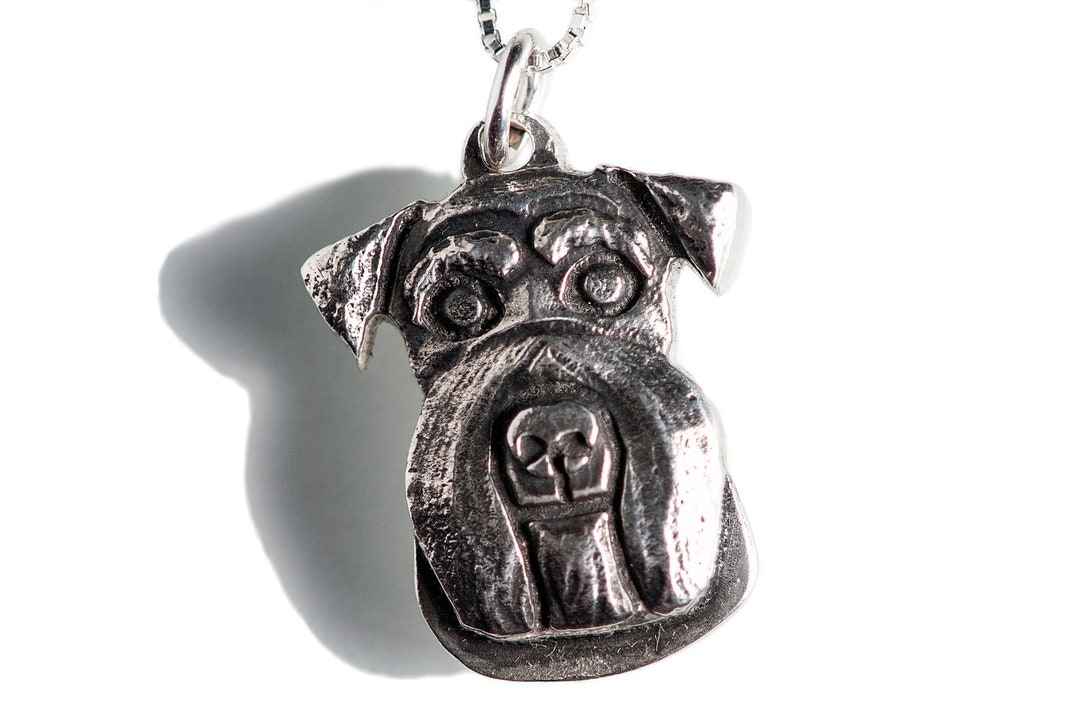Orecchini A Perno In Argento Sterling 925 Con Schnauzer: Gioiello Ipoallergenico Per Donne, Regalo Per Amanti Dei Cani, Con Panno E Custodia Regalo