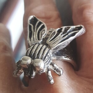 Stereo Fly Rings Fly Ring Silver, Flies Jewelry, Flies, Lord of the Flies, Fly Jewelry ...