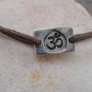 Ohm Bracelet Om Jewelry in Sterling Silver image 3