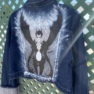 Anime hand painted denim jacket, Anime custom jacket, anime jacket, unique personalized design