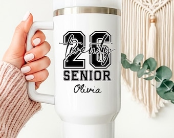 Personalized Senior 2027 Tumbler, Graduation Gift, Insulated Hydration Cup