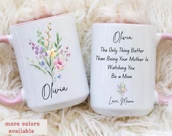 Mothers Day Gift for Daughter from Mom, New Mom Present, To My Daughter Coffee Mug, Only Thing Better Than Being Your Mother, Proud mama