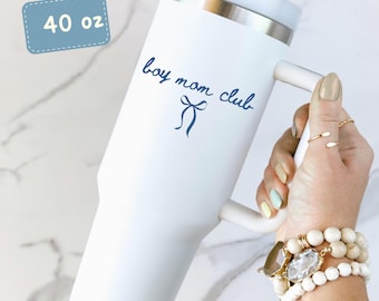 Boy Mom club Gift, Boy Mama Mother’s Day gift  40oz Tumbler, Personalized Mom Gift