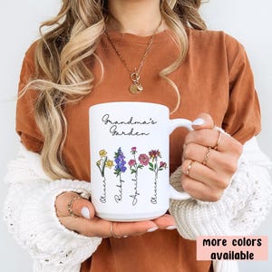 Custom Birth Month Birth Flower mug, Plant Mom Mug,Mother&#39;s Day Gift, Custom Mom Mug, Mothers Day Mug, CPlant Lover Gift, Plant mom mug