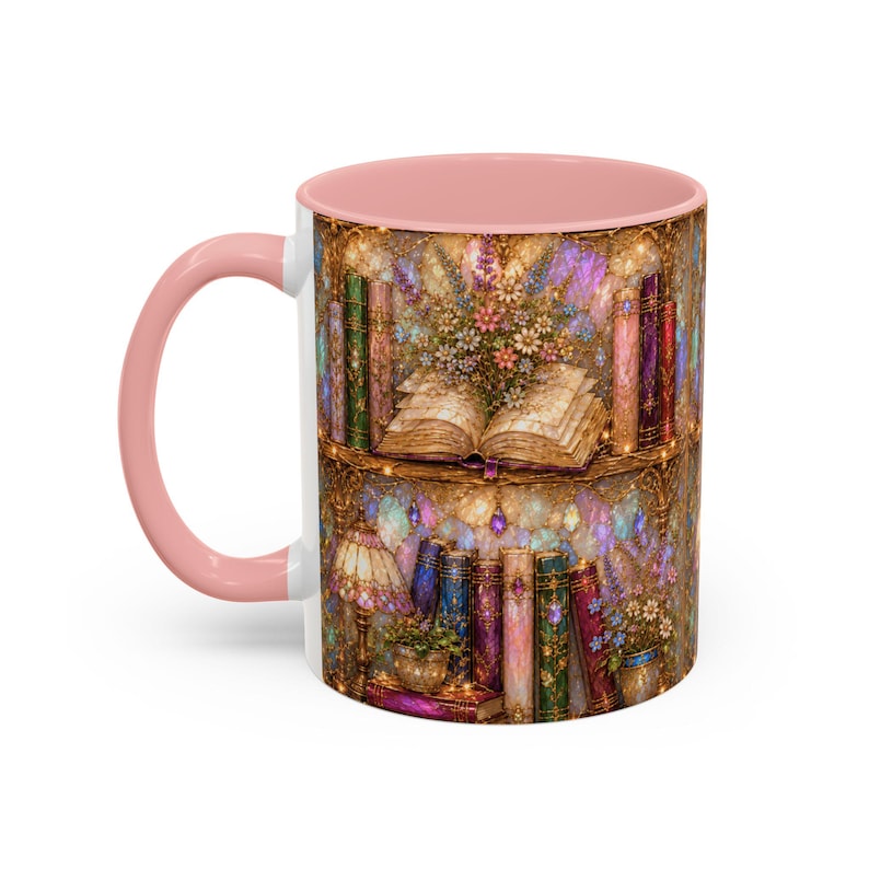 Book Lover Mug, Library Coffee Mug, Reading Mug, Literary Gift for Bookworm, Cozy Reader Mug, Librarian Gift, Book Club Coffee Cup image 12