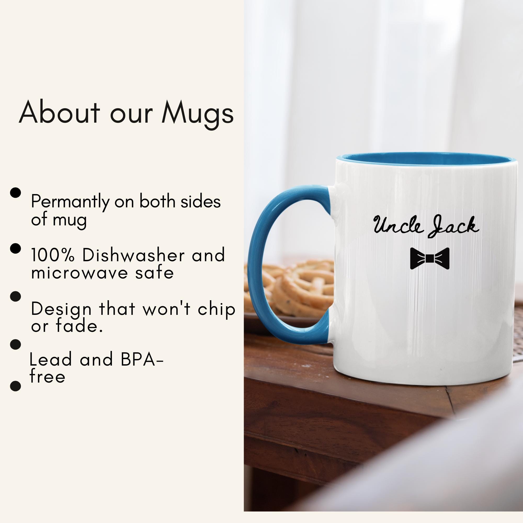 Personalized Aunt and Uncle Mug, Custom Name Coffee Cups, Pregnancy ...