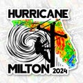 Hurricane Milton 2024 Sticker, Hurricane Florida Sticker Lineman Hard Hat Stickers Power Lineman Storm Waterproof Die-Cut Vinyl Sticker