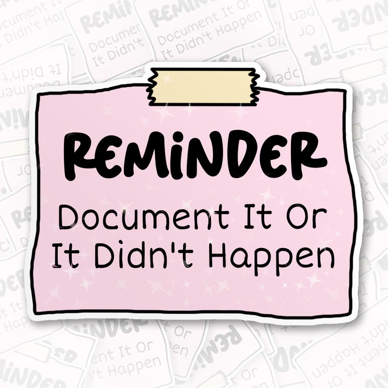 Document Stickers - Etsy