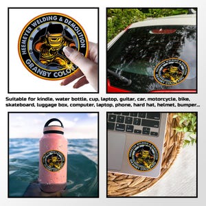 thumbnail image 2 of Heemeyer Welding & Demolition Sticker – PopArt Vinyl Decal For Laptop, Car, Truck 2 of 4