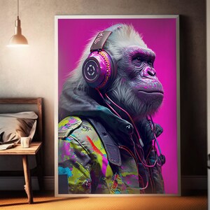 Modern Art Print | Vibrant Wall Decor | High-Quality  Poster | Gallery Aesthetic | Unique Home Artwork