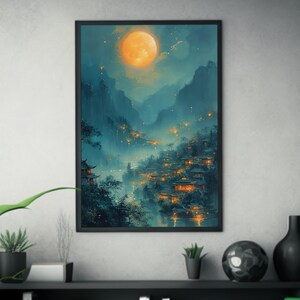 Modern Art Print | Vibrant Wall Decor | High-Quality  Poster | Gallery Aesthetic | Unique Home Artwork
