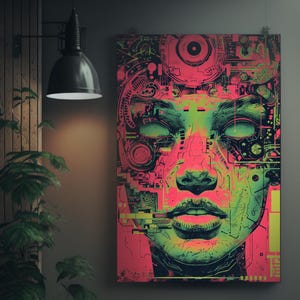 Modern Art Print | Vibrant Wall Decor | High-Quality  Poster | Gallery Aesthetic | Unique Home Artwork