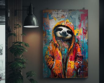 Modern Art Print | Vibrant Wall Decor | High-Quality  Poster | Gallery Aesthetic | Unique Home Artwork