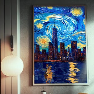 Impresión de arte moderno / Decoración de pared vibrante / Póster de alta calidad / Estética de galería / Obra de arte única para el hogar