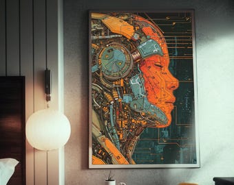 Modern Art Print | Vibrant Wall Decor | High-Quality Digital Poster | Gallery Aesthetic | Unique Home Artwork