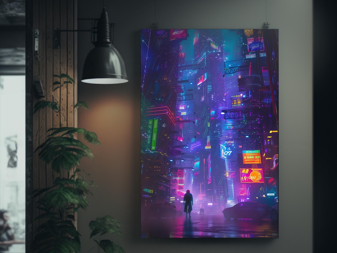 Modern Art Print | Vibrant Wall Decor | High-quality Digital Poster ...