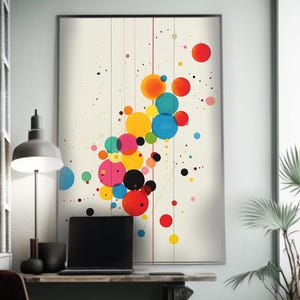 Modern Art Print | Vibrant Wall Decor | High-Quality  Poster | Gallery Aesthetic | Unique Home Artwork