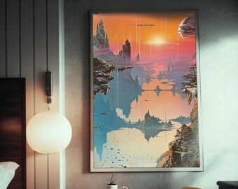 Modern Art Print | Vibrant Wall Decor | High-Quality  Poster | Gallery Aesthetic | Unique Home Artwork