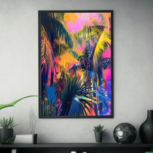 Modern Art Print | Vibrant Wall Decor | High-Quality  Poster | Gallery Aesthetic | Unique Home Artwork