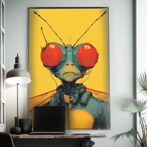 Modern Art Print | Vibrant Wall Decor | High-Quality  Poster | Gallery Aesthetic | Unique Home Artwork