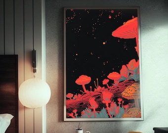 Modern Art Print | Vibrant Wall Decor | High-Quality  Poster | Gallery Aesthetic | Unique Home Artwork