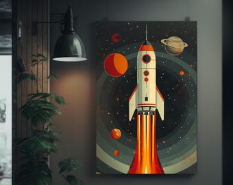 Modern Art Print | Vibrant Wall Decor | High-Quality  Poster | Gallery Aesthetic | Unique Home Artwork