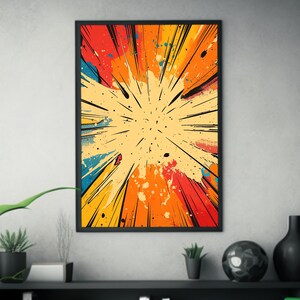Modern Art Print | Vibrant Wall Decor | High-Quality  Poster | Gallery Aesthetic | Unique Home Artwork
