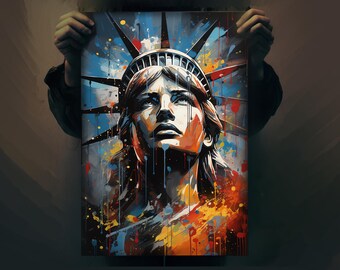 Modern Art Print | Vibrant Wall Decor | High-Quality  Poster | Gallery Aesthetic | Unique Home Artwork