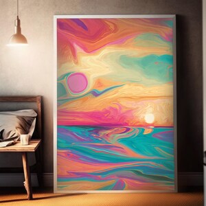 Modern Art Print | Vibrant Wall Decor | High-Quality Digital Poster | Gallery Aesthetic | Unique Home Artwork