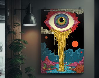 Modern Art Print | Vibrant Wall Decor | High-Quality  Poster | Gallery Aesthetic | Unique Home Artwork