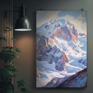 Impresión de arte moderno / Decoración de pared vibrante / Póster de alta calidad / Estética de galería / Obra de arte única para el hogar