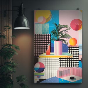 Modern Art Print | Vibrant Wall Decor | High-Quality  Poster | Gallery Aesthetic | Unique Home Artwork