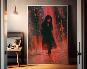 Modern Art Print | Vibrant Wall Decor | High-Quality  Poster | Gallery Aesthetic | Unique Home Artwork