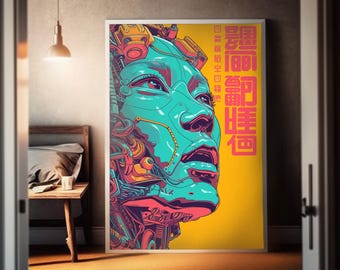 Modern Art Print | Vibrant Wall Decor | High-Quality  Poster | Gallery Aesthetic | Unique Home Artwork