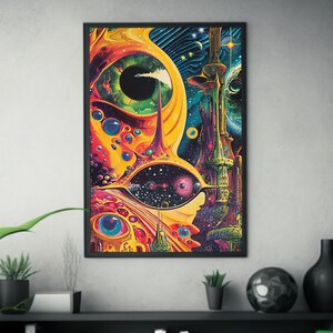 Modern Art Print | Vibrant Wall Decor | High-Quality  Poster | Gallery Aesthetic | Unique Home Artwork