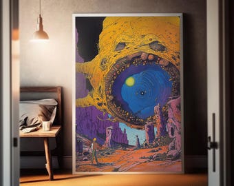 Modern Art Print | Vibrant Wall Decor | High-Quality Digital Poster | Gallery Aesthetic | Unique Home Artwork