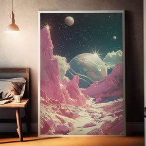 Nowoczesny wydruk artystyczny | Żywa dekoracja ścienna | Plakat wysokiej jakości | Estetyka galerii | Niepowtarzalne dzieło sztuki domowej