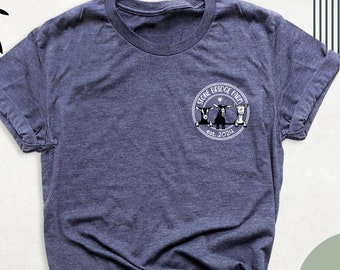 Pocket Goat Shirt, Personalized Farm Est Tshirt, Farmer Outfit, Farm Animal Shirt, Cute Goats Matching Farm Family Tees, Country Graphic Tee