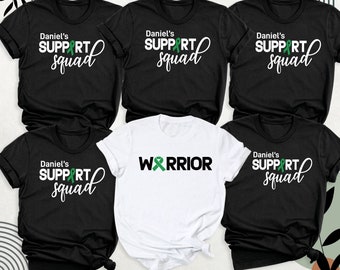 Liver Cancer Awareness Shirt, Liver Cancer Support Squad Shirt, Green Ribbon Shirt, Bile Duct Cancer Shirt, Custom Liver Transplant Shirt